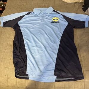 UCA staff polo Columbia blue